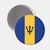 Barbadiaanse vlag (Barbados) (Bajan) Magneet (Voorkant / Achterkant)