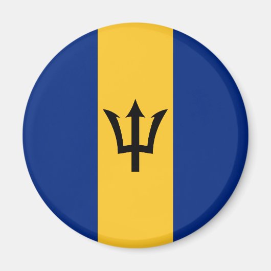 Barbadiaanse vlag (Barbados) (Bajan) Magneet (Voorkant)