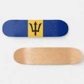 Barbadiaanse vlag (Barbados) (Bajan) Persoonlijk Skateboard (Horizontaal)