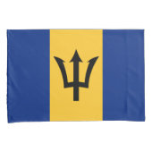 Barbadiaanse vlag (Barbados) (Bajan) Pillow Hoesje Kussensloop (Voorkant-Rechts)