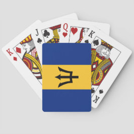 Barbadiaanse vlag (Barbados) (Bajan) Pokerkaarten