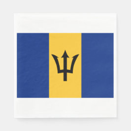 Barbadiaanse vlag (Barbados) (Bajan) Servet