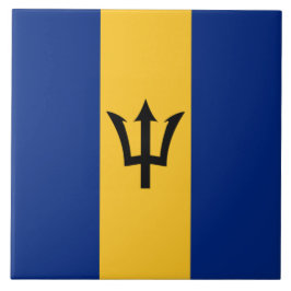 Barbadiaanse vlag (Barbados) (Bajan) Tegeltje