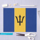 Barbadiaanse vlag (Barbados) (Bajan) Tissuepapier (Craft)