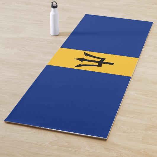 Barbadiaanse vlag (Barbados) (Bajan) Yogamat (In situ)