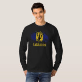 Barbadian enthusiasts for Barbados and Barbados T-shirt (Voorkant volledig)