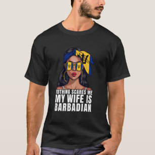 Barbadian Flag Wedding Jubileum Verloving Barb T-shirt