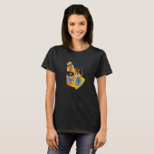 Barbadian Women Bajan Girls Rock Bajan Roots Barba T-shirt (Voorkant volledig)