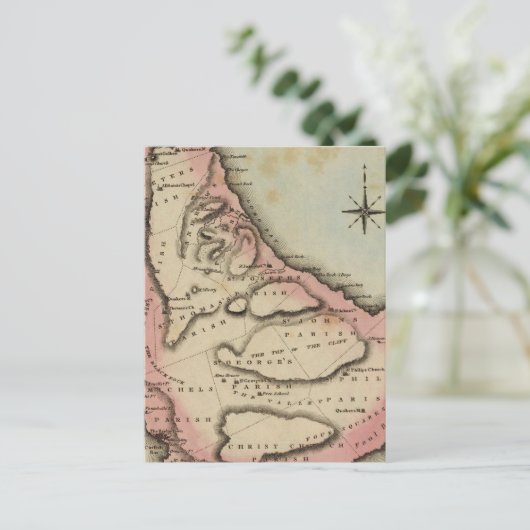 Barbado 2 briefkaart (Staand voorkant)