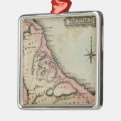 Barbado 2 metalen ornament (Links)