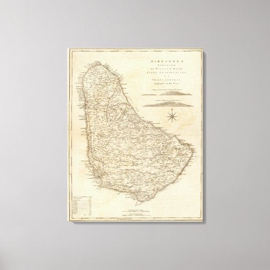 Barbado Canvas Afdruk (Voorkant)