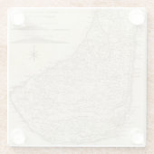 Barbado Glazen Onderzetter (Achterkant)