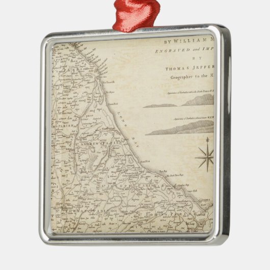 Barbado Metalen Ornament (Links)