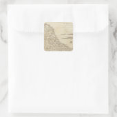 Barbado Vierkante Sticker (Tas)