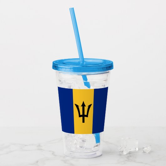 Barbados Acryl Drinkbeker (Voorkant ijs)