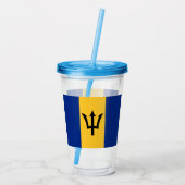 Barbados Acryl Drinkbeker (Achterkant)