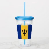Barbados Acryl Drinkbeker (Voorkant)