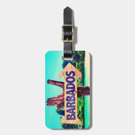 Barbados Bagagelabel (Voorkant verticaal)