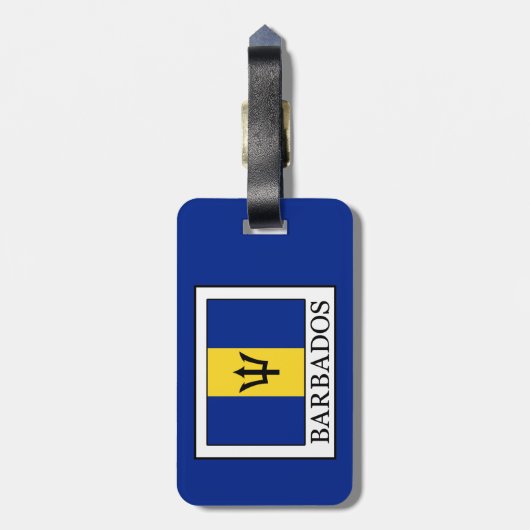 Barbados Bagagelabel (Achterkant verticaal)