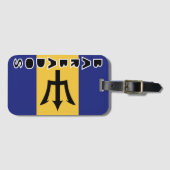 Barbados Bagagelabel (Voorkant (horizontaal))