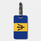 Barbados-Bagagelabel Bagagelabel (Achterkant verticaal)