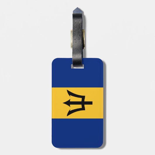 Barbados-Bagagelabel Bagagelabel (Achterkant verticaal)