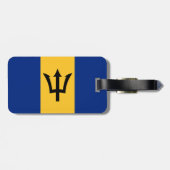 Barbados-Bagagelabel Bagagelabel (Achterkant horizontaal)