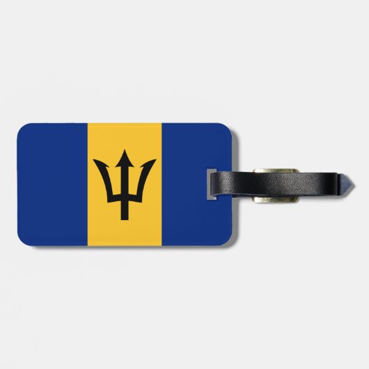 Barbados-Bagagelabel Bagagelabel (Achterkant horizontaal)