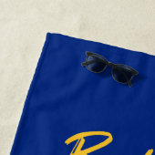 Barbados Bajan Flag Barbadiaans Caribisch gebied Strandlaken (In situ)