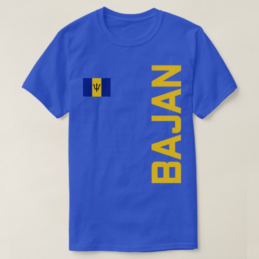 BARBADOS BAJAN MADE T-SHIRT (Design voorkant)