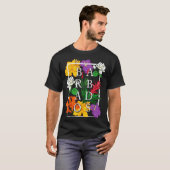 Barbados Bajan Wildflower Pride Floral  T-shirt (Voorkant volledig)