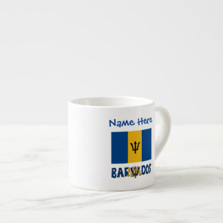 Barbados Barbadiaanse Vlag Blauw Personalisatie  Espresso Kop
