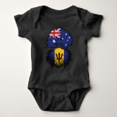 Barbados Barbadian Australian Australia Tree Roots Romper (Voorkant)