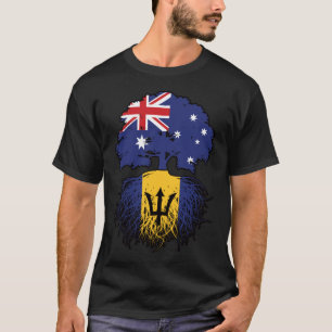 Barbados Barbadian Australian Australia Tree Roots T-shirt