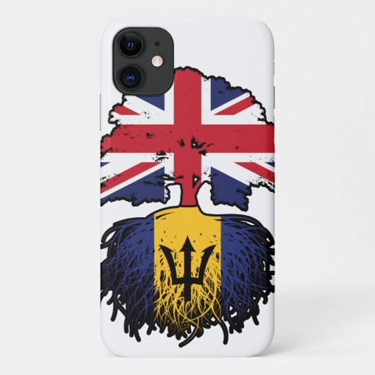 Barbados Barbadian Brits - Brits - Bergoldvlag Case-Mate iPhone Case (Achterkant)