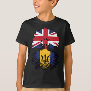 Barbados Barbadian Brits - Brits - Bergoldvlag T-shirt