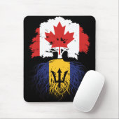 Barbados Barbadian Canadian Canada Tree Roots Flag Muismat (Met muis)