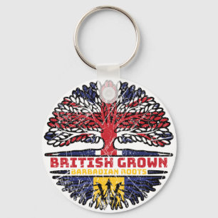 Barbados Barbadian UK - Britse boom Sleutelhanger