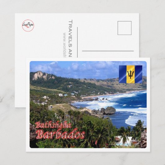 Barbados - Bathsheba - Briefkaart (Voorkant / Achterkant)