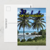 Barbados Beach Briefkaart (Voorkant / Achterkant)