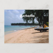 Barbados Beach Briefkaart (Voorkant)