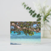 Barbados Beach landschap Briefkaart (Staand voorkant)