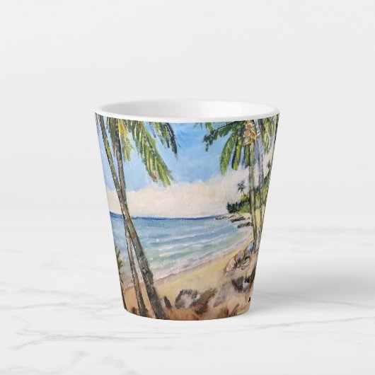 Barbados Beach, Latte Mok (Voorkant)