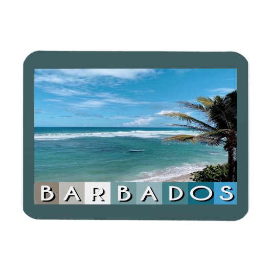 Barbados Beach Magneet (Horizontaal)