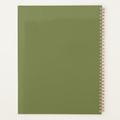 Barbados Beach Palm Trees Planner (Achterkant)