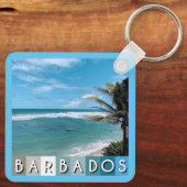 Barbados Beach Sleutelhanger (Achterkant)