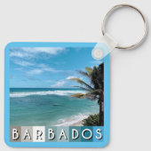 Barbados Beach Sleutelhanger (Achterkant)