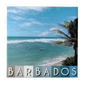 Barbados Beach Tegeltje (Voorkant)