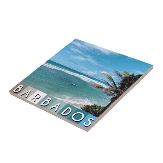 Barbados Beach Tegeltje (Zijkant)