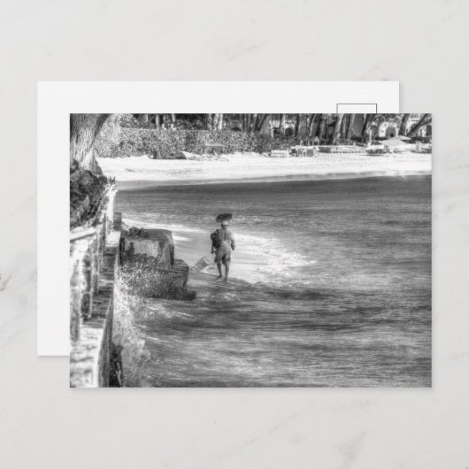 Barbados Beach Trader Briefkaart (Voorkant / Achterkant)